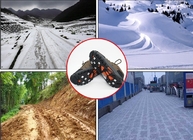 Outdoor Shoes Chain Ice Cleats 8 Spikes Snow Traction Cleats For Safety Walking