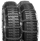 V Bar Dual Rubber Tire Chains , Tire Cable Chains For Truck Tires