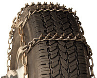 Dump Truck Anti Skid Chains , Truck Tire Chains Aquiline Talon Studded For Safe Delivery