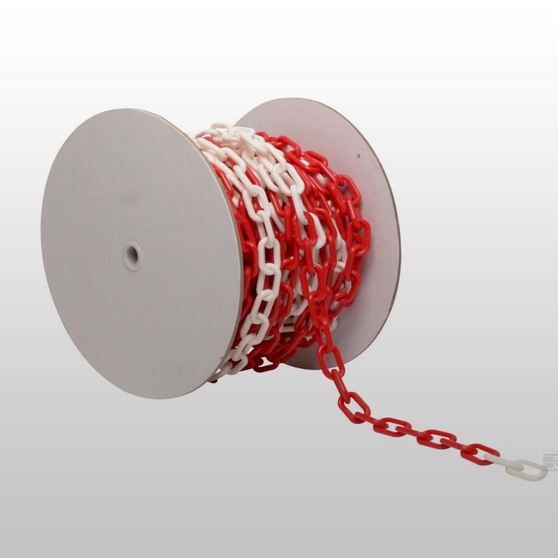 Strong Plastic Barrier Chain , Durable PE Material Safety Plastic Chain
